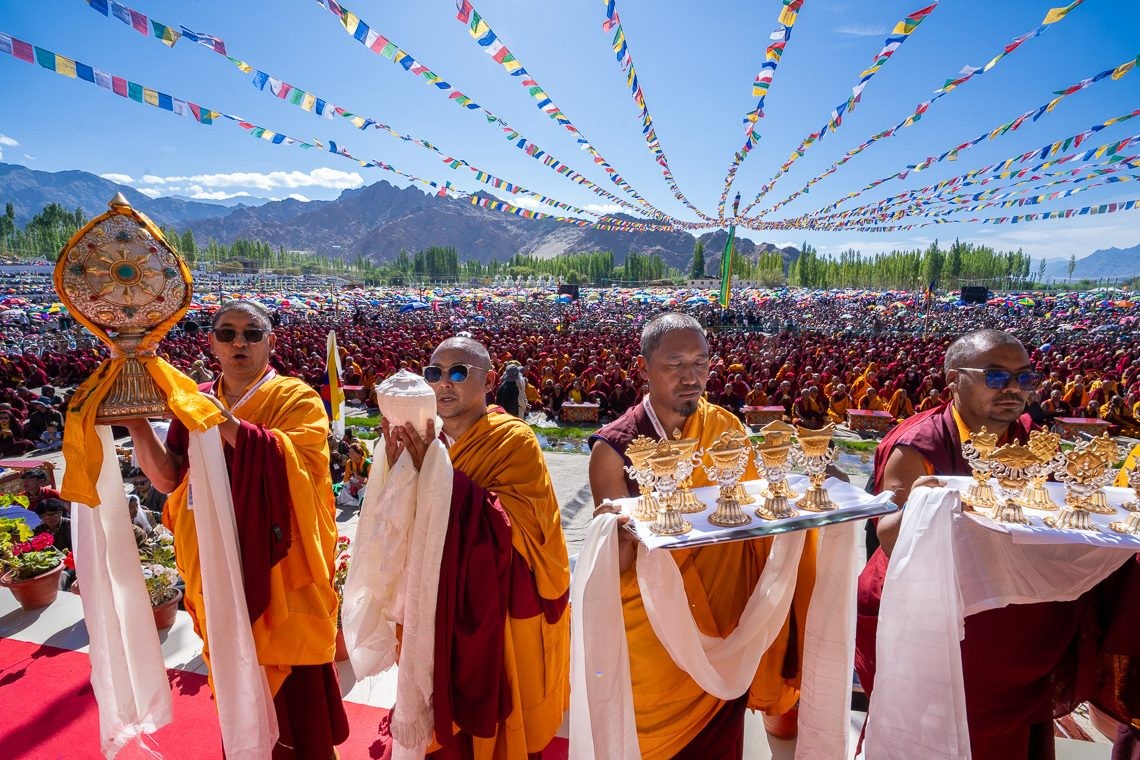 Long life ceremony for His Holiness the Dalai Lama